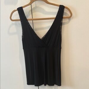 Theory Black Sleeveless Top
